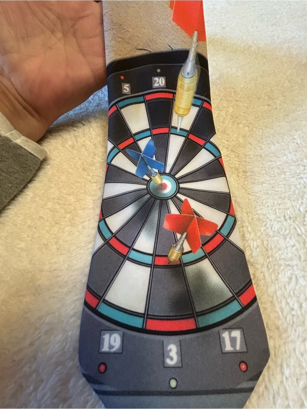 🎁3 for $30 - Darts on Dartboard Necktie